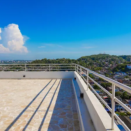 Apto Edif 2 Hab, Piscina, Rooftop, Cerca Aeropuerto, 5min Centro Historico Cartagena